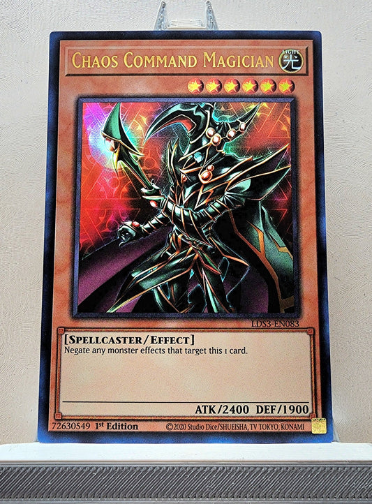 Yugioh! 1x Chaos Command Magician (LDS3 - Ultra Rare) 1st Edition