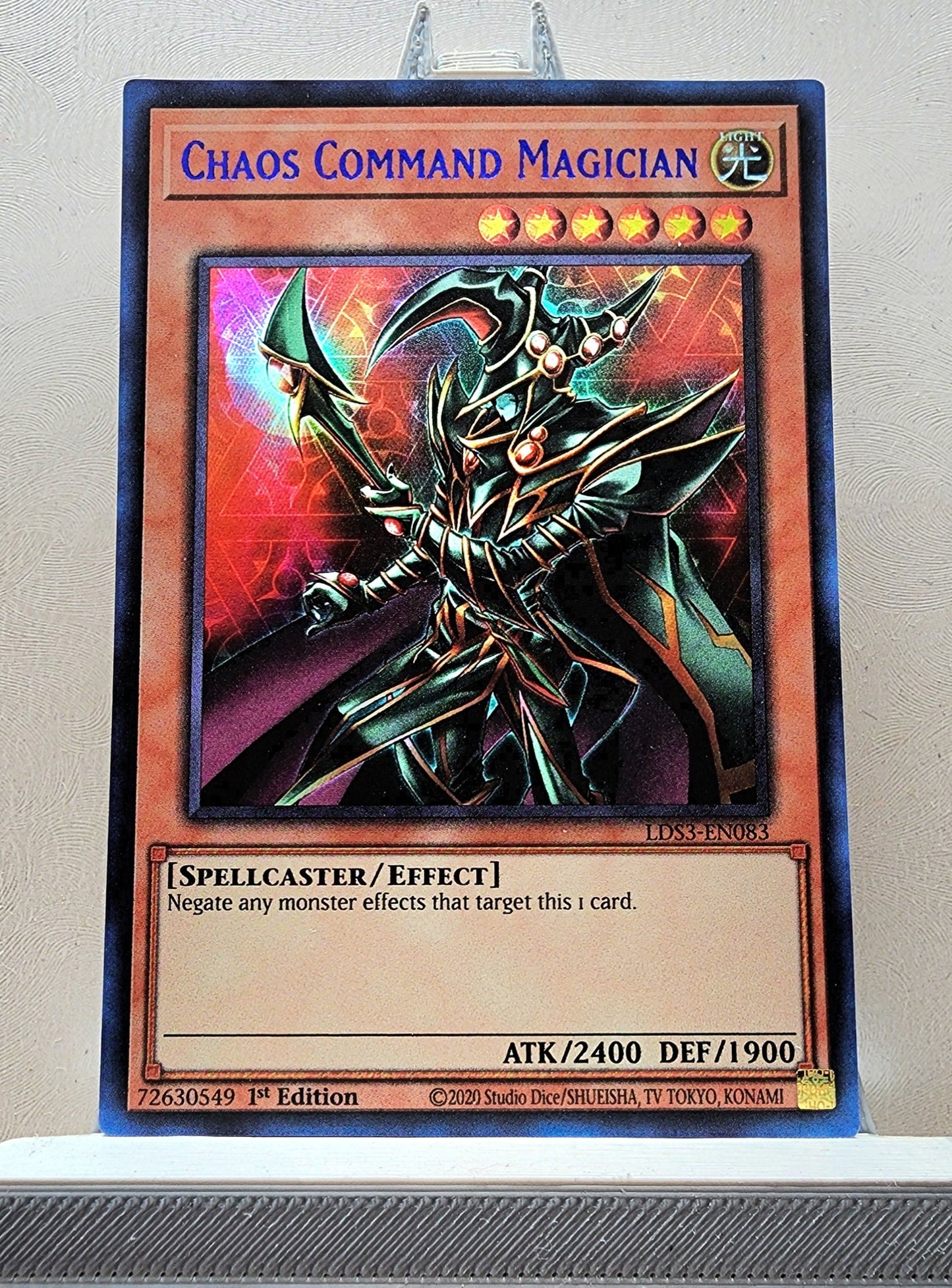 Yugioh! 1x Chaos Command Magician (LDS3 - Ultra Rare) 1st Edition