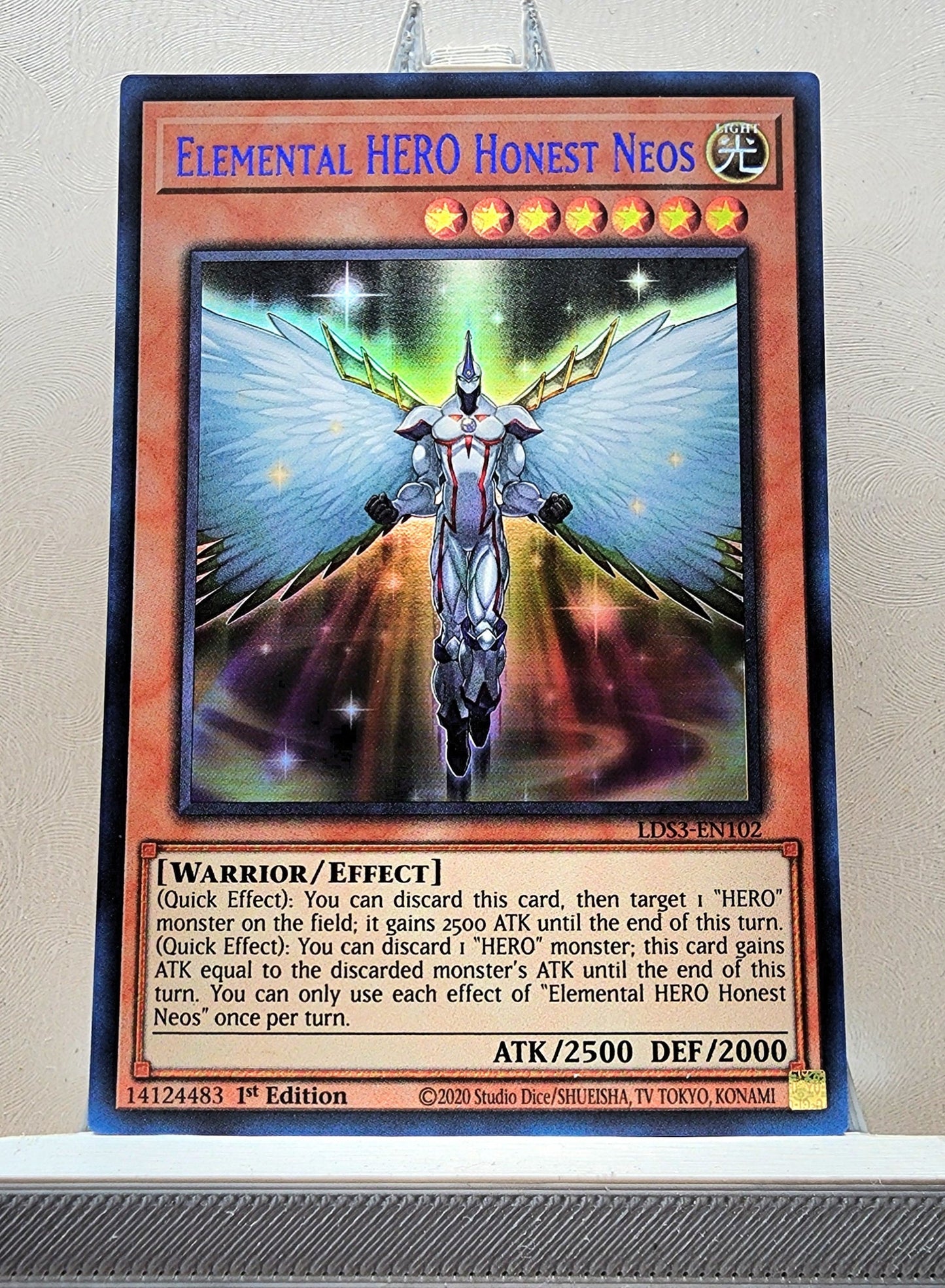 Yugioh! 1x Elemental HERO Honest Neos (LDS3 - Ultra Rare) 1st Edition