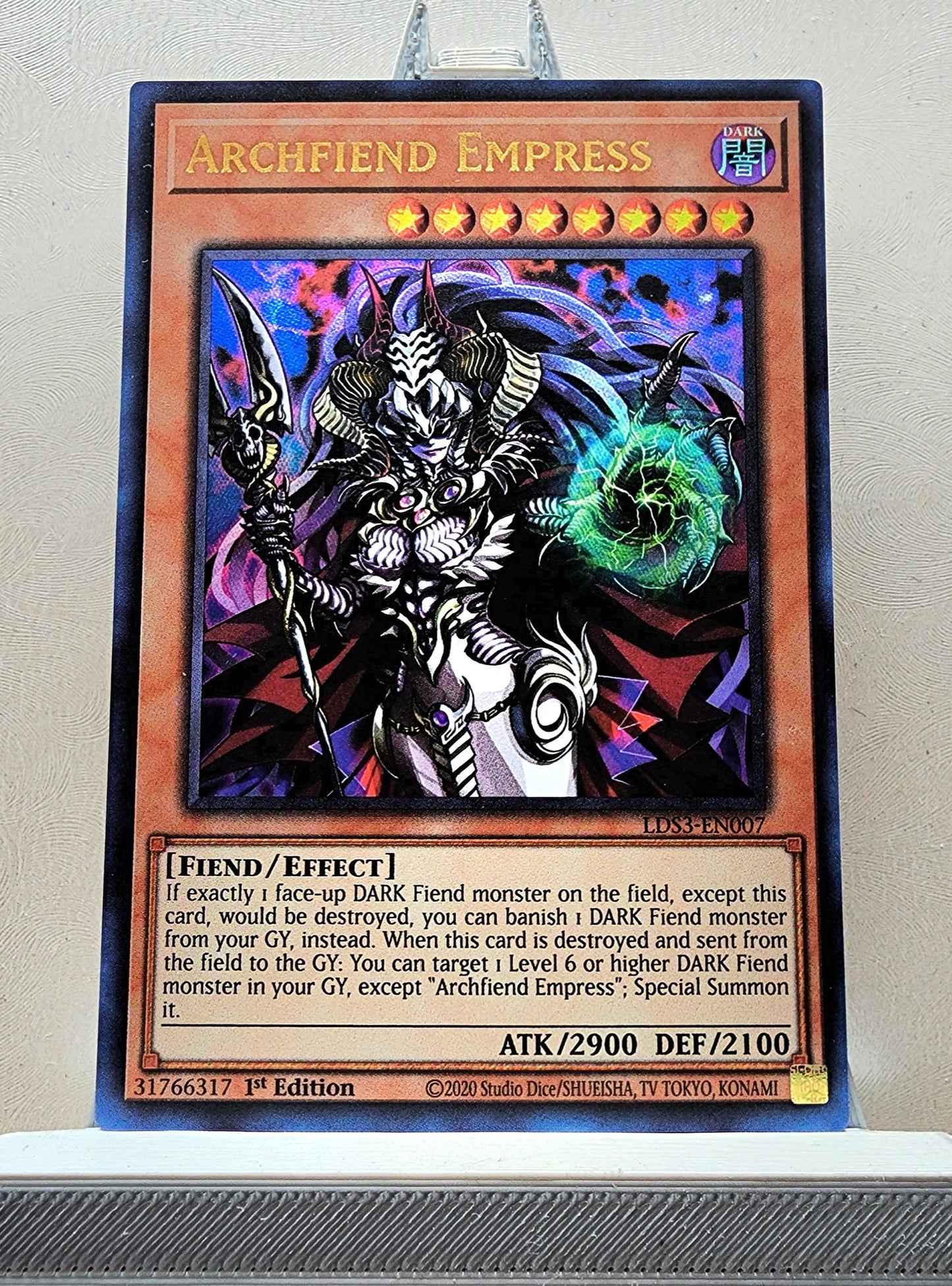 Yugioh! 1x Archfiend Empress (LDS3 - Ultra Rare) 1st Edition