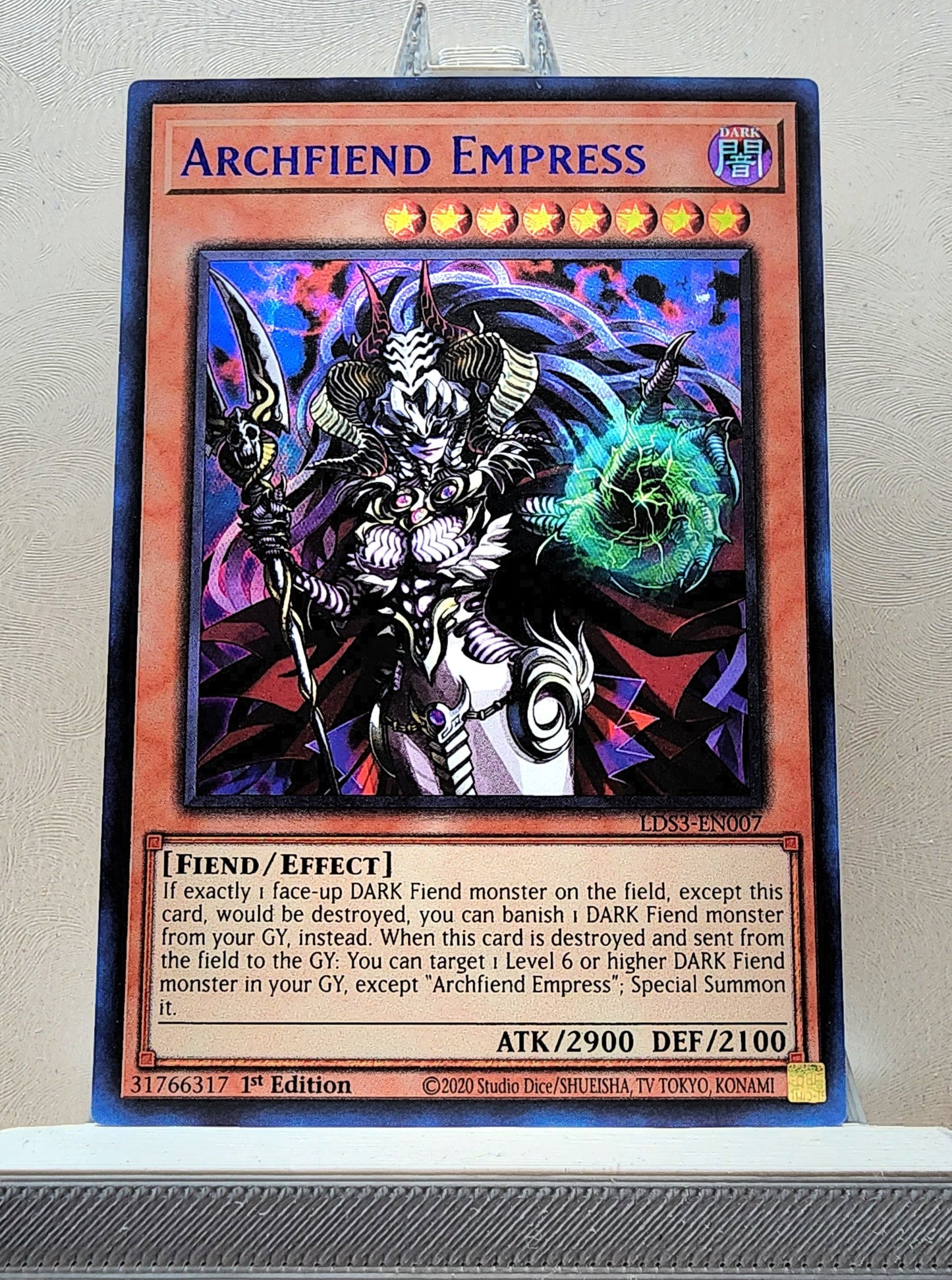 Yugioh! 1x Archfiend Empress (LDS3 - Ultra Rare) 1st Edition