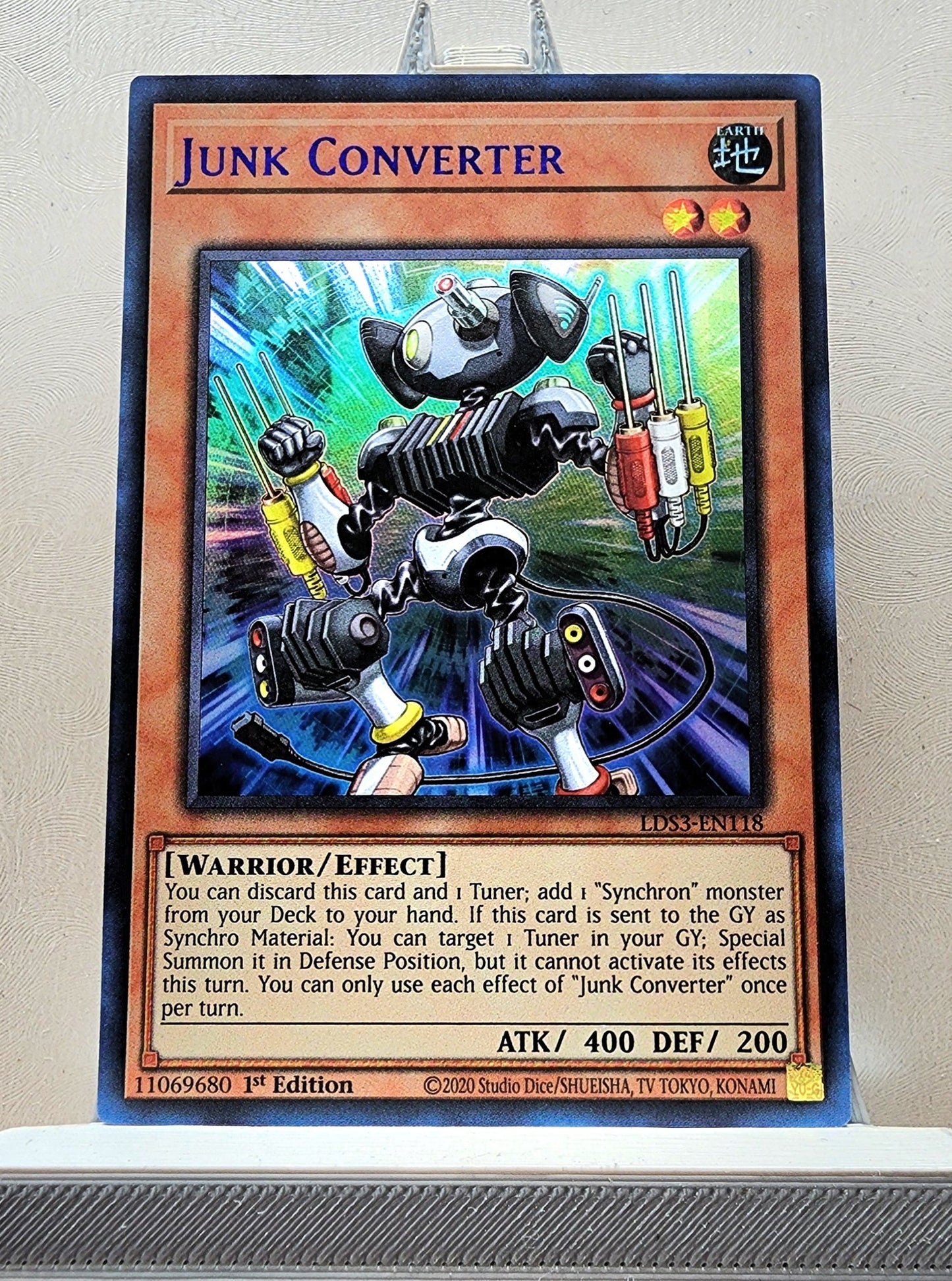 Yugioh! 1x Junk Converter (LDS3 - Ultra Rare) 1st Edition