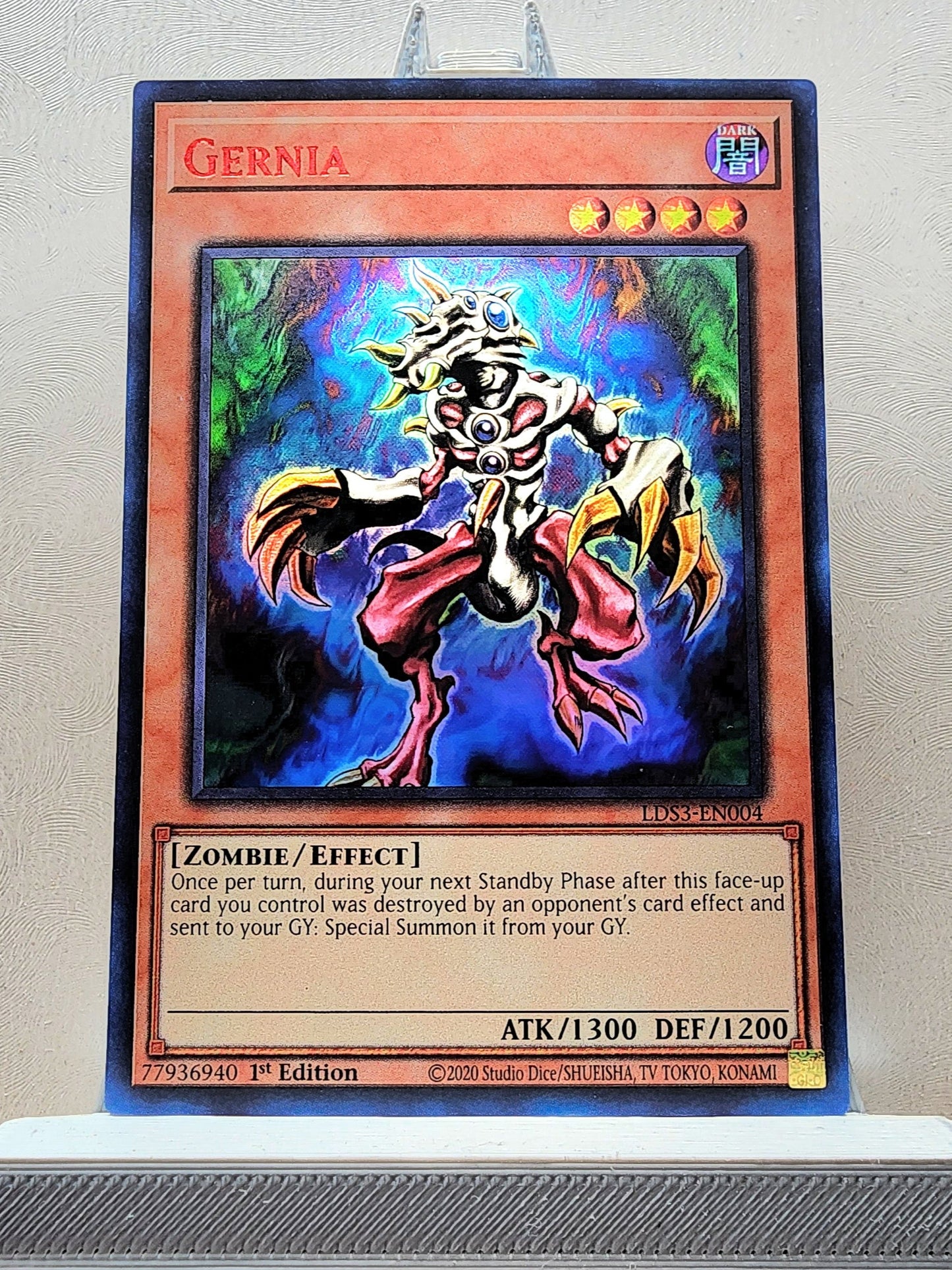 Yugioh! 1x Gernia (LDS3 - Ultra Rare) 1st Edition