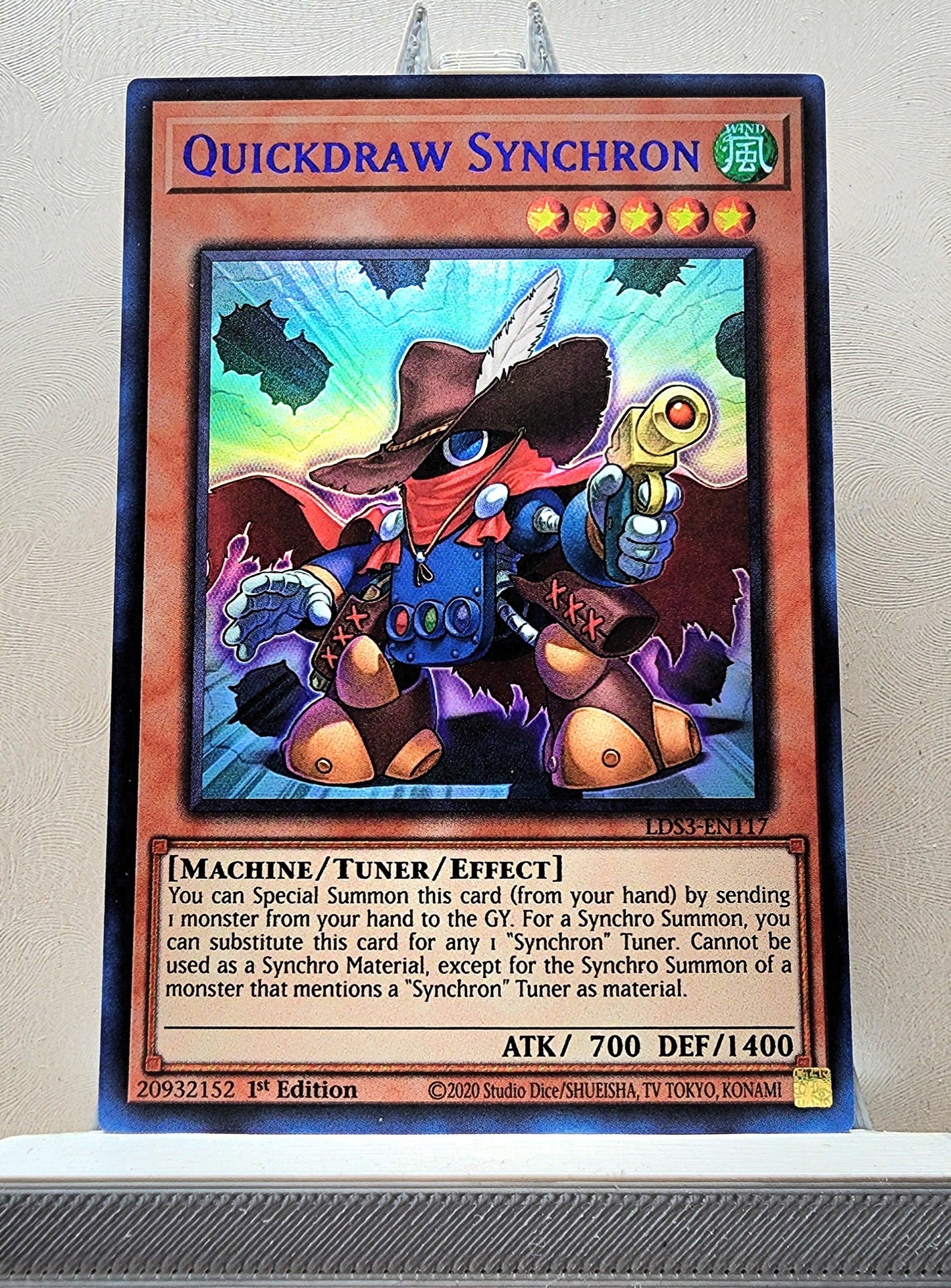 Yugioh! 1x Quickdraw Synchron (LDS3 - Ultra Rare) 1st Edition