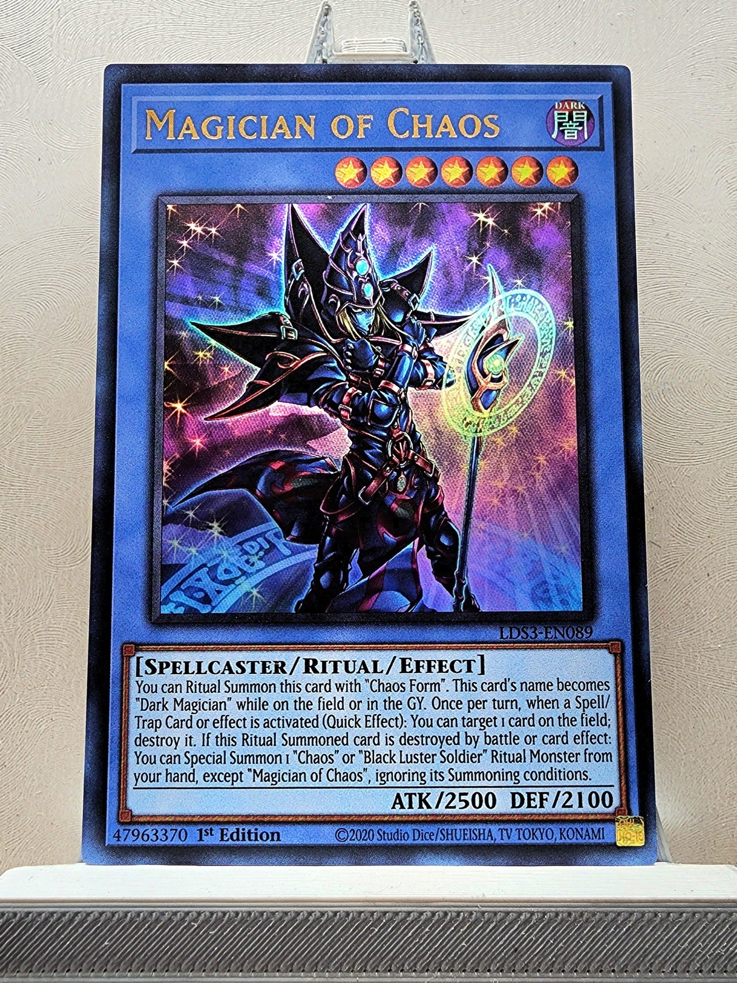 Yugioh! 1x Magician of Chaos (LDS3 - Ultra Rare) 1st Edition