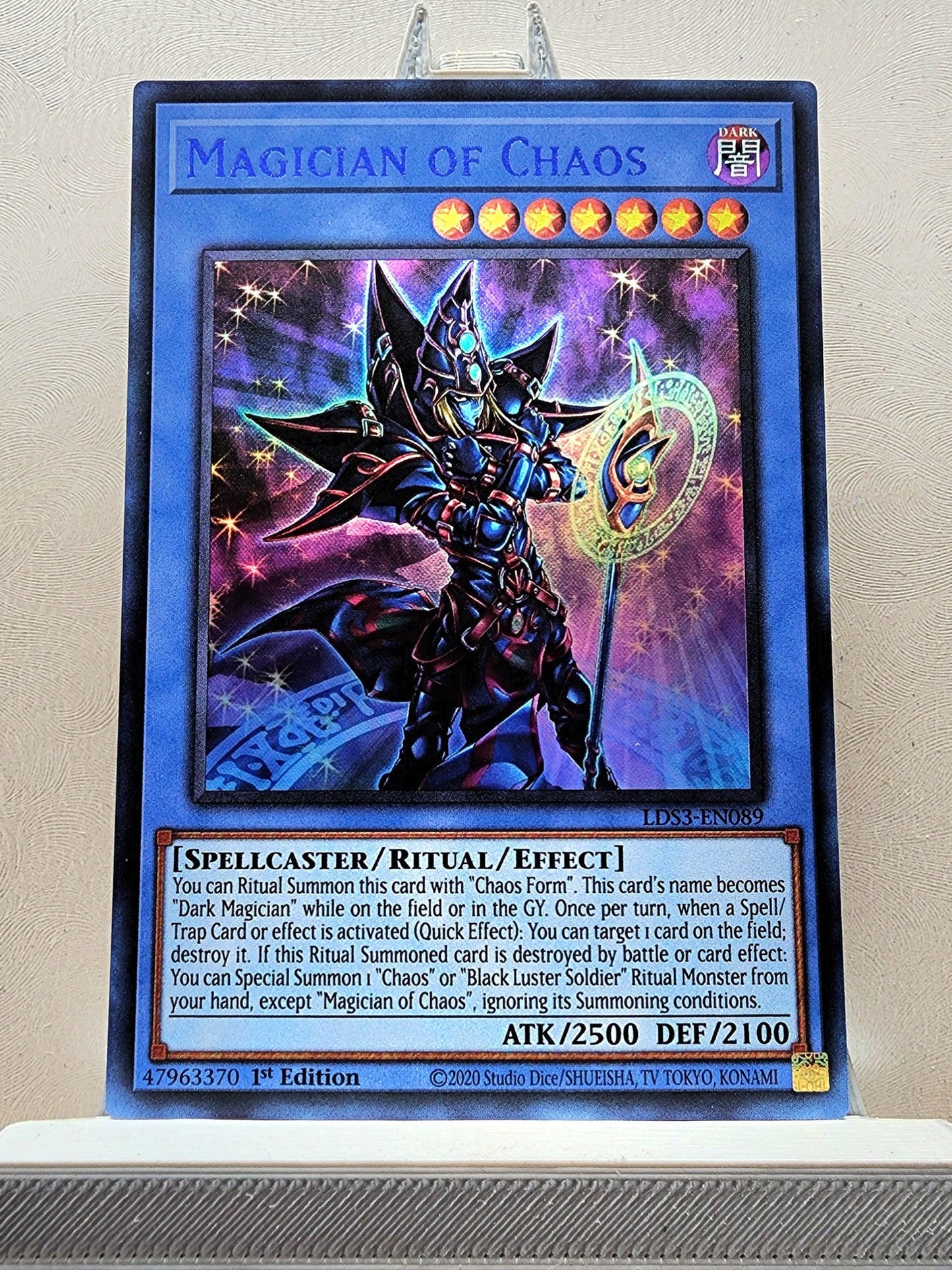 Yugioh! 1x Magician of Chaos (LDS3 - Ultra Rare) 1st Edition