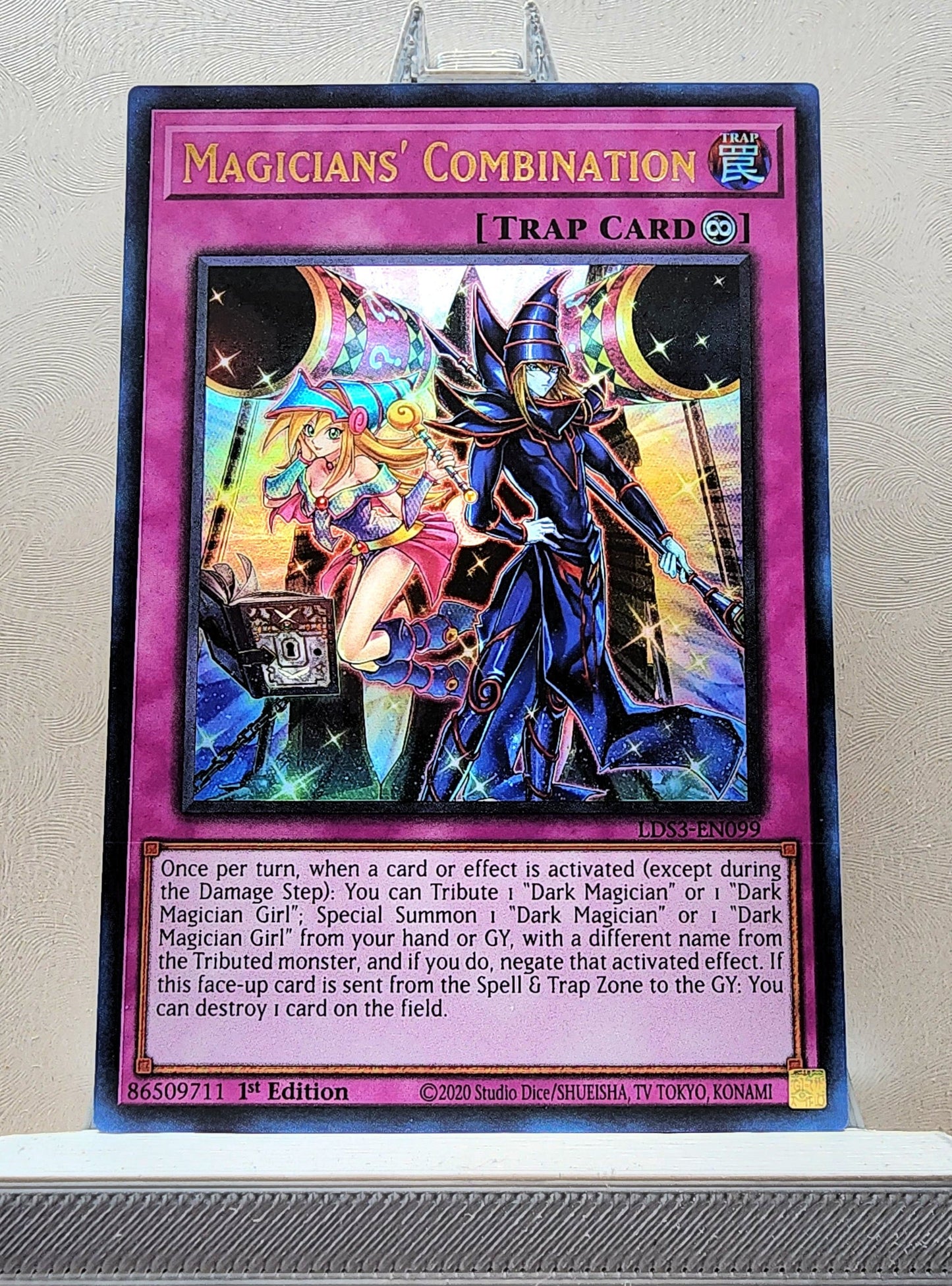 Yugioh! 1x Magicians' Combination (LDS3 - Ultra Rare) 1st Edition