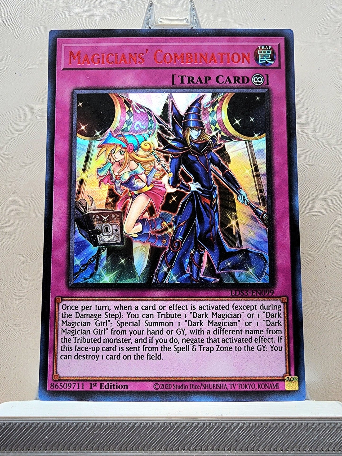 Yugioh! 1x Magicians' Combination (LDS3 - Ultra Rare) 1st Edition