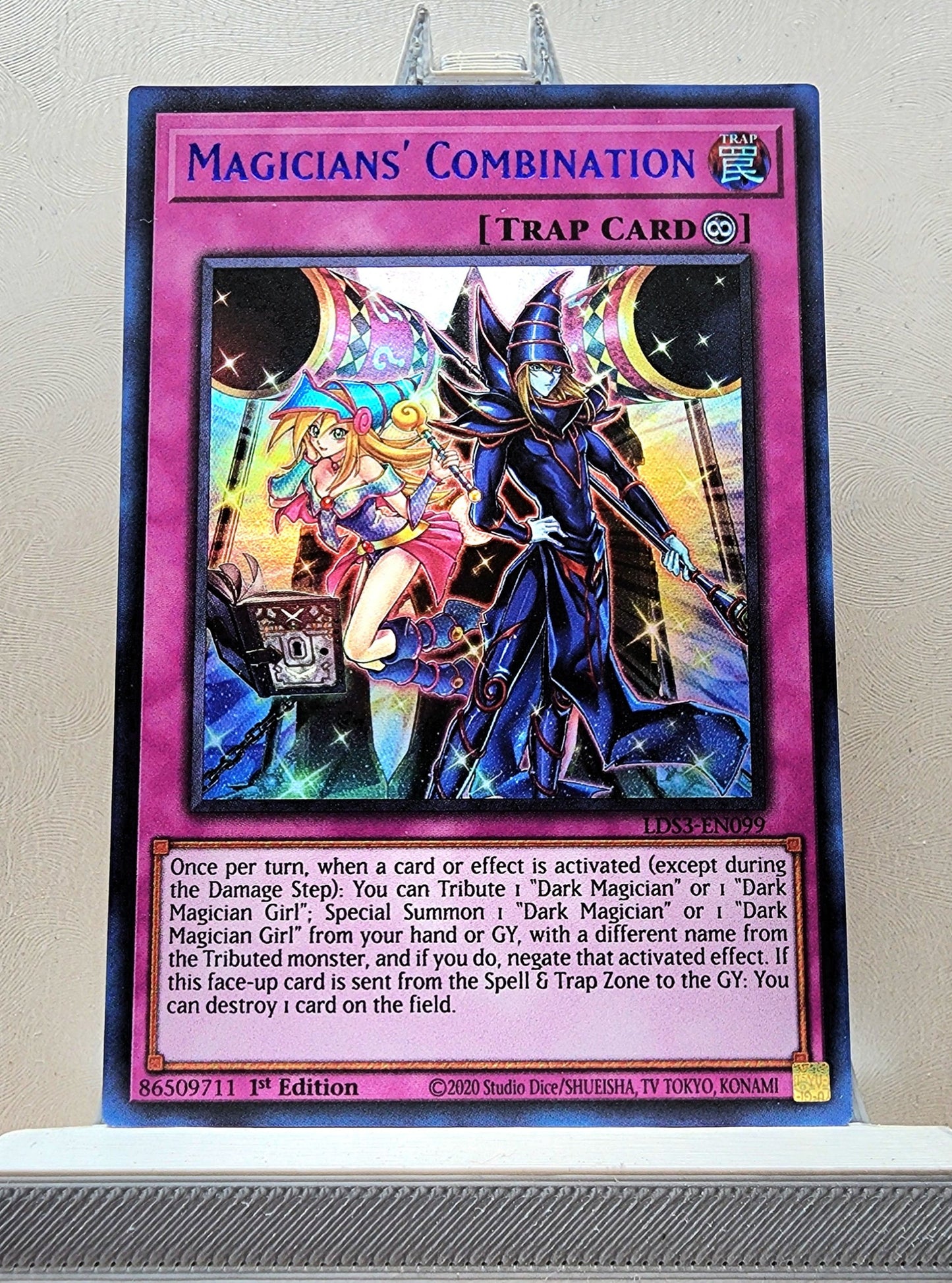 Yugioh! 1x Magicians' Combination (LDS3 - Ultra Rare) 1st Edition