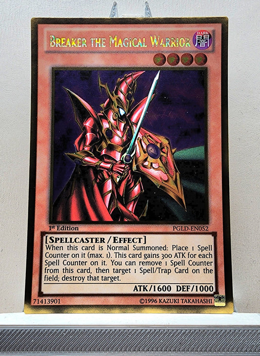 Yugioh! 1x Breaker the Magical Warrior (PGLD - Gold Rare) 1st Edition