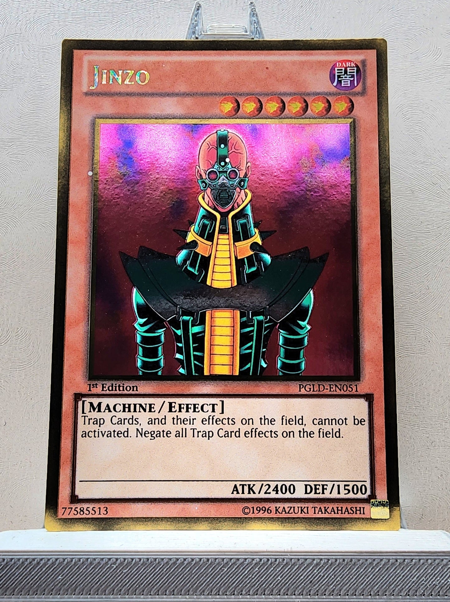 Yugioh! 1x Jinzo (PGLD - Gold Rare) 1st Edition