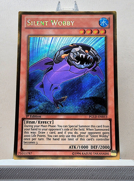 Yugioh! 1x Silent Wobby (PGLD - Gold Secret Rare) 1st Edition