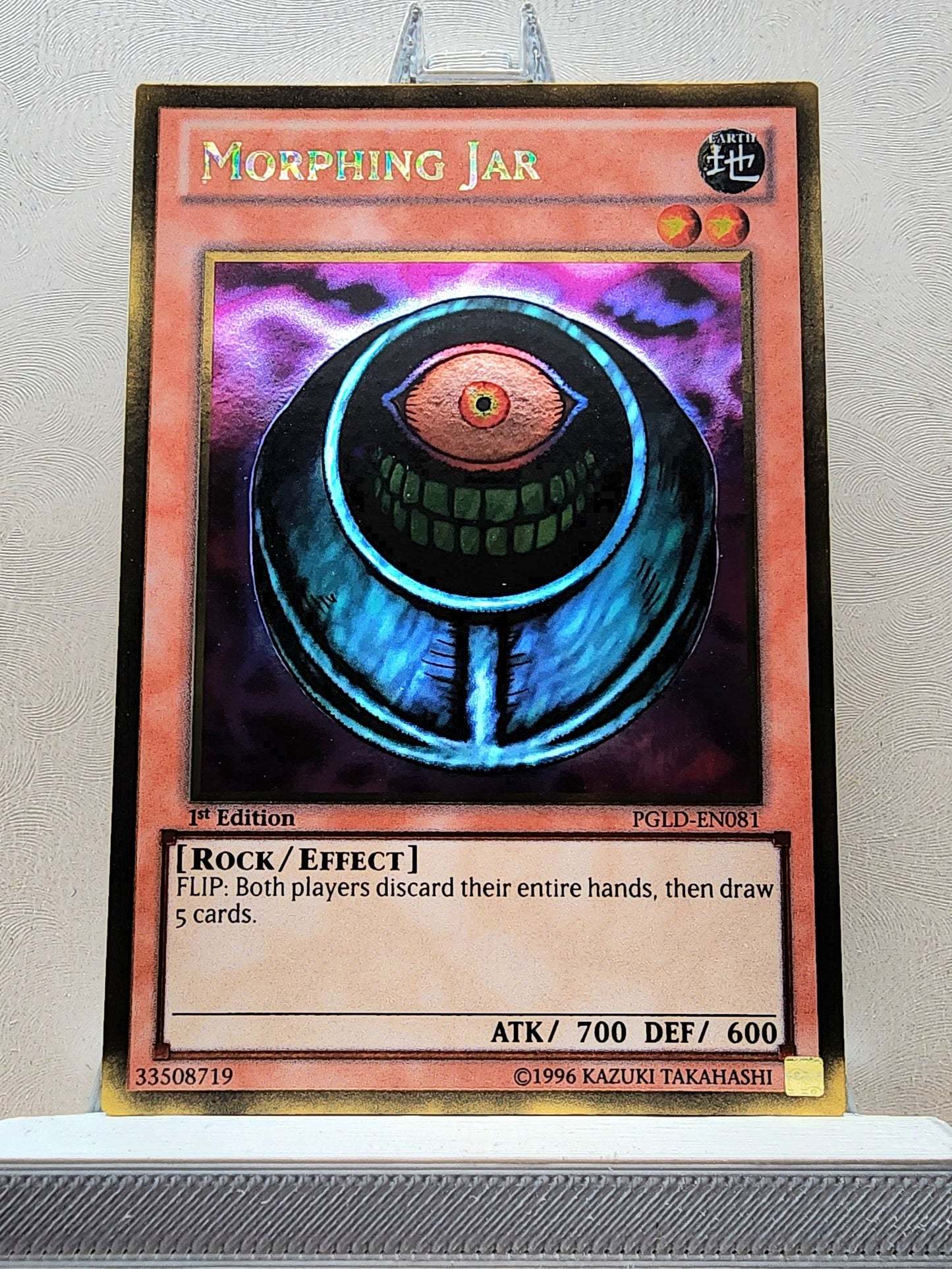 Yugioh! 1x Morphing Jar (PGLD - Gold Rare) 1st Edition