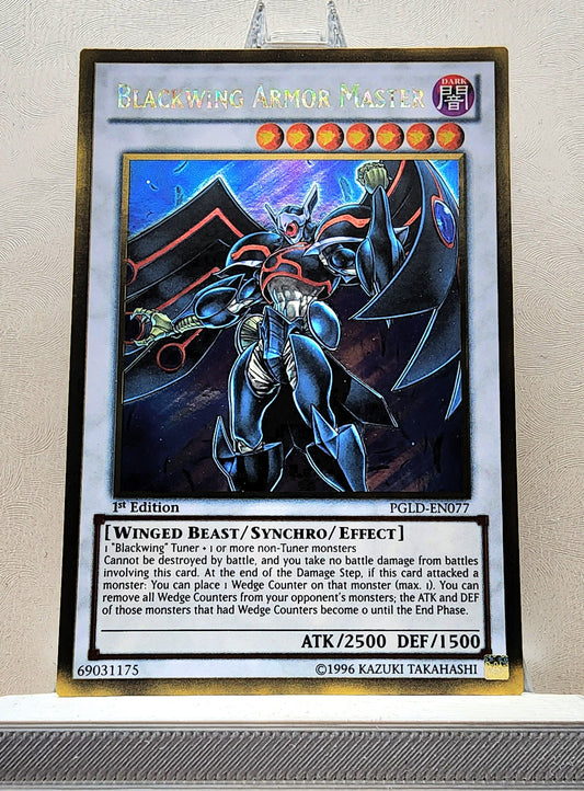 Yugioh! 1x Blackwing Armor Master (PGLD - Gold Rare) 1st Edition