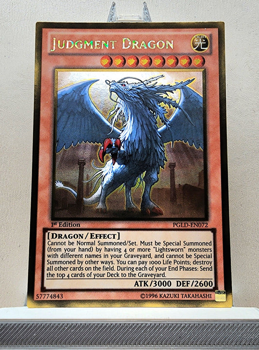 Yugioh! 1x Judgment Dragon (PGLD - Gold Rare) 1st Edition