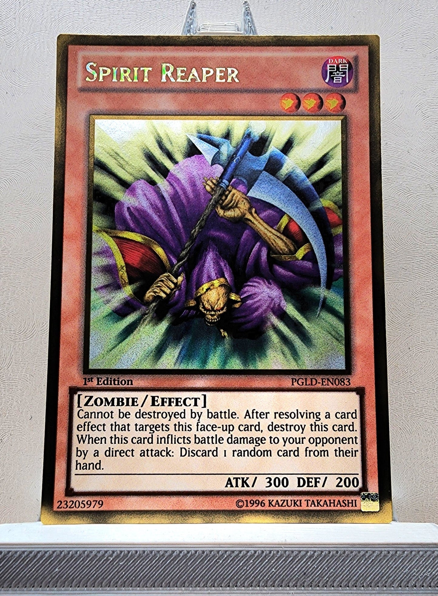 Yugioh! 1x Spirit Reaper (PGLD - Gold Rare) 1st Edition