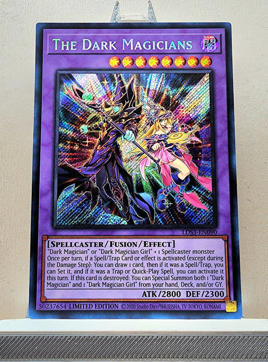 Yugioh! 1x The Dark Magicians (LDS3 - Secret Rare) Limited Edition