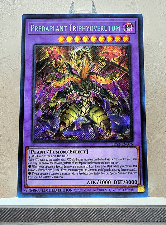 Yugioh! 1x Predaplant Triphyoverutum (LDS3 - Secret Rare) Limited Edition