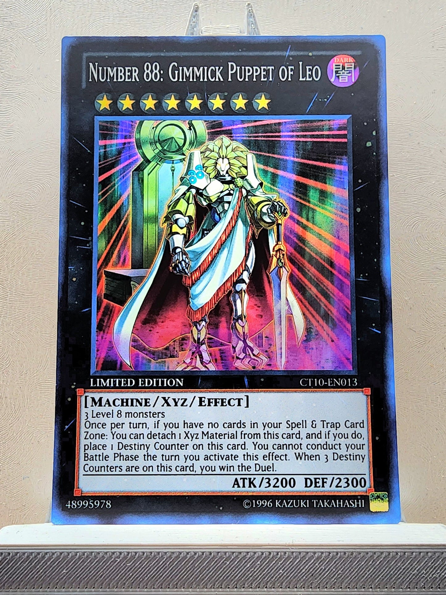 Yugioh! 1x Number 88: Gimmick Puppet of Leo (CT10 - Super Rare) Limited Edition