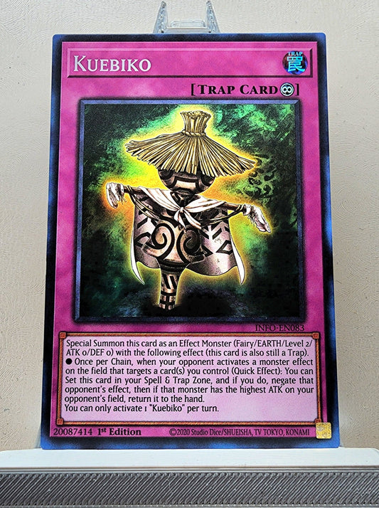 Yugioh! 1x Kuebiko (INFO - Super Rare) 1st Edition