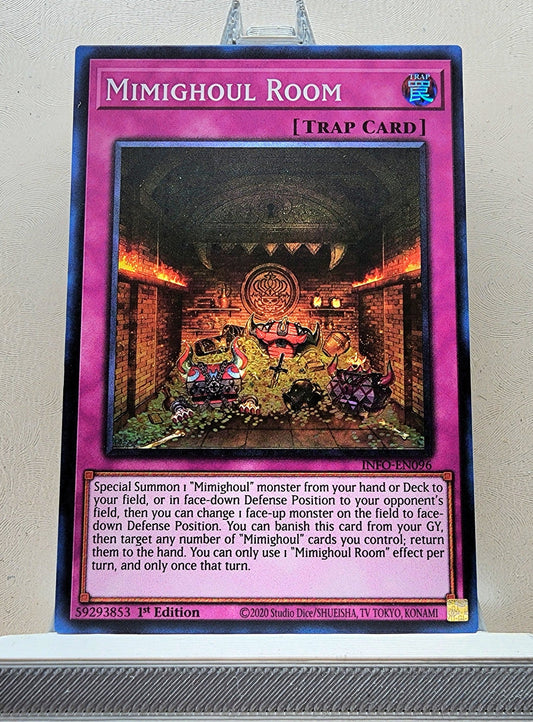 Yugioh! 1x Mimighoul Room (INFO - Super Rare) 1st Edition