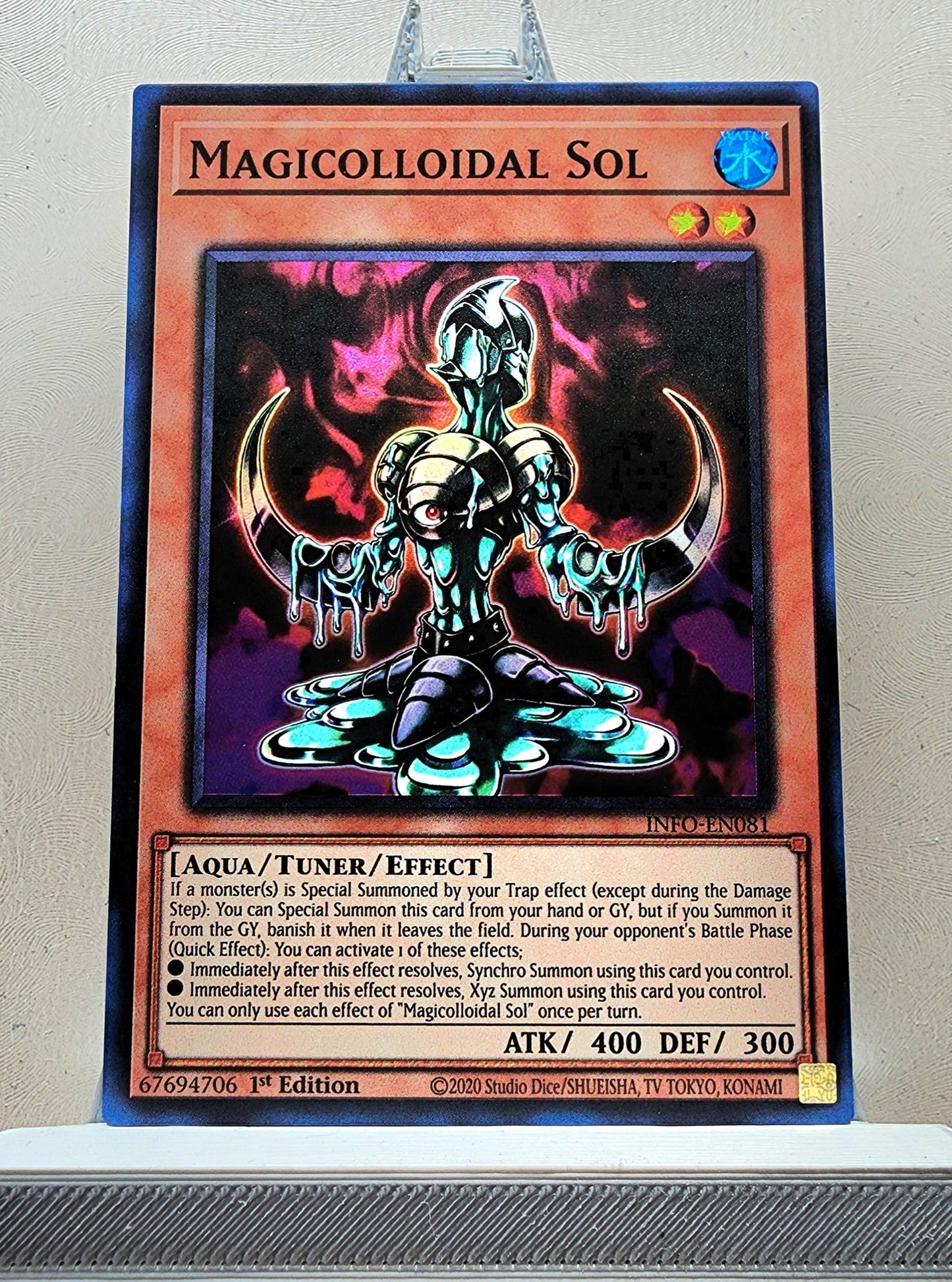 Yugioh! 1x Magicolloidal Sol (INFO - Super Rare) 1st Edition