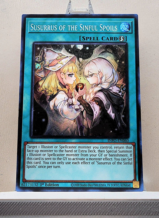 Yugioh! 1x Susurrus of the Sinful Spoils (INFO - Super Rare) 1st Edition