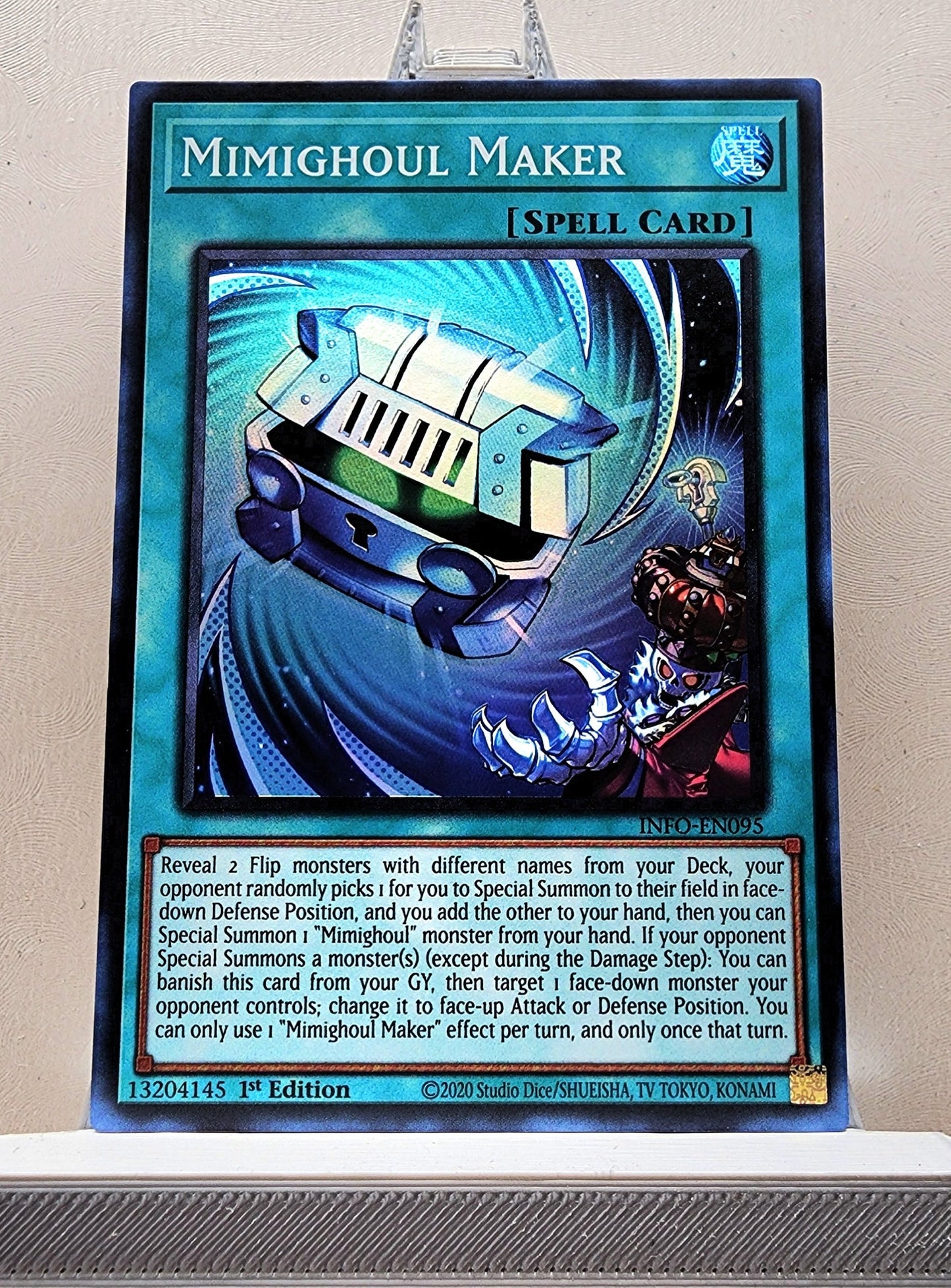 Yugioh! 1x Mimighoul Maker (INFO - Super Rare) 1st Edition