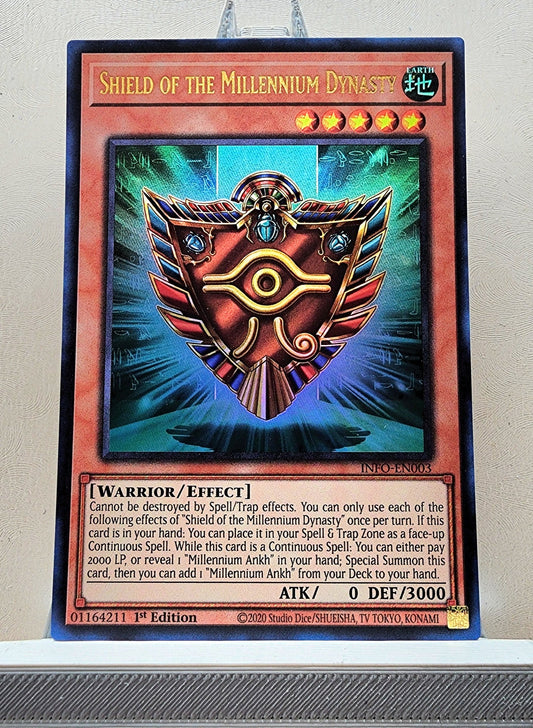 Yugioh! 1x Shield of the Millennium Dynasty (INFO - Ultra Rare) 1st Edition