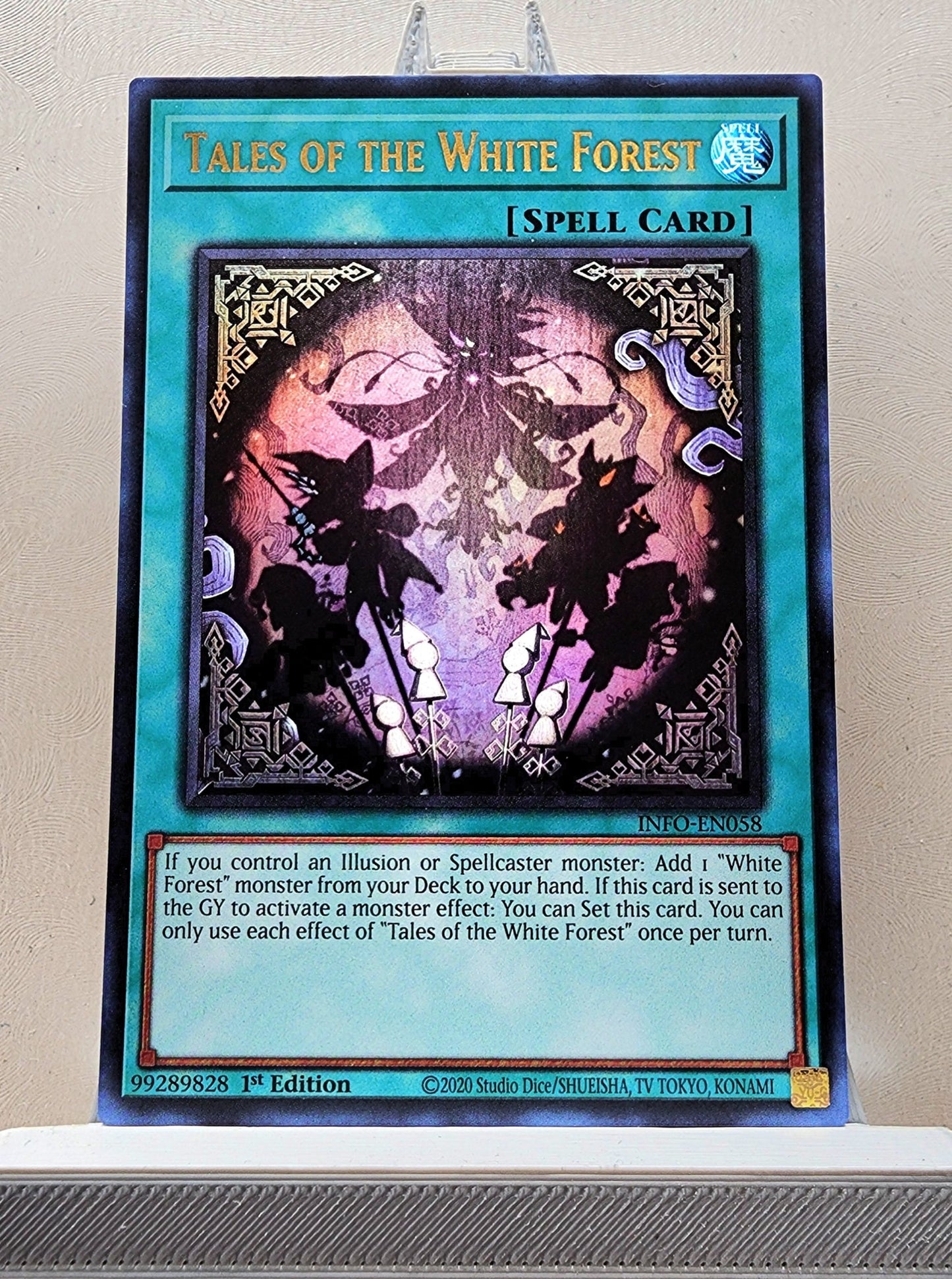 Yugioh! 1x Tales of the White Forest (INFO - Ultra Rare) 1st Edition