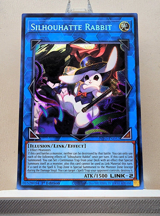 Yugioh! 1x Silhouhatte Rabbit (INFO - Secret Rare) 1st Edition