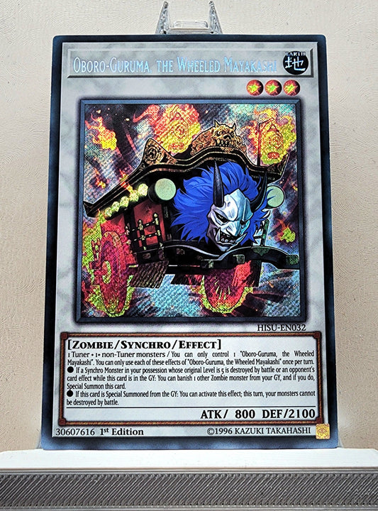 Yugioh! 1x Oboro-Guruma, the Wheeled Mayakashi (HISU - Secret Rare) 1st Edition