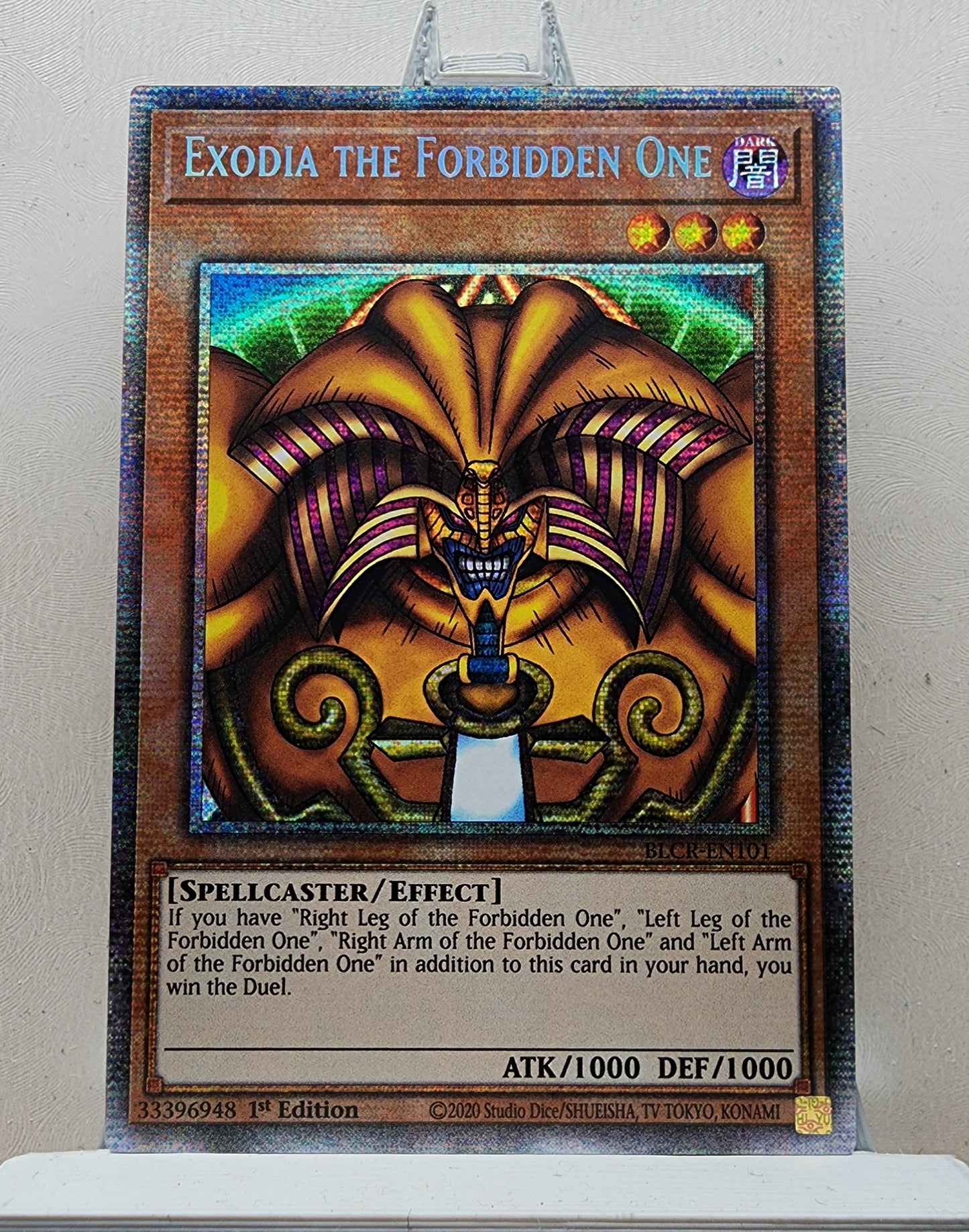 Yugioh! 1x Exodia the Forbidden One (BLCR - Starlight Rare) 1st Edition