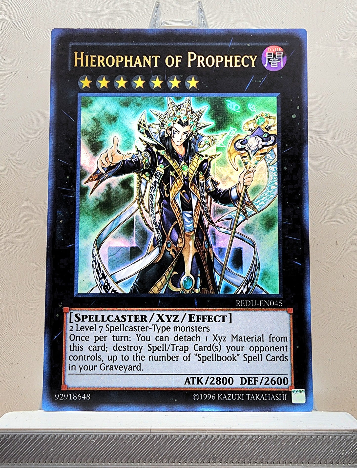 Yugioh! 1x Hierophant of Prophecy (REDU - Ultra Rare) Unli Edition