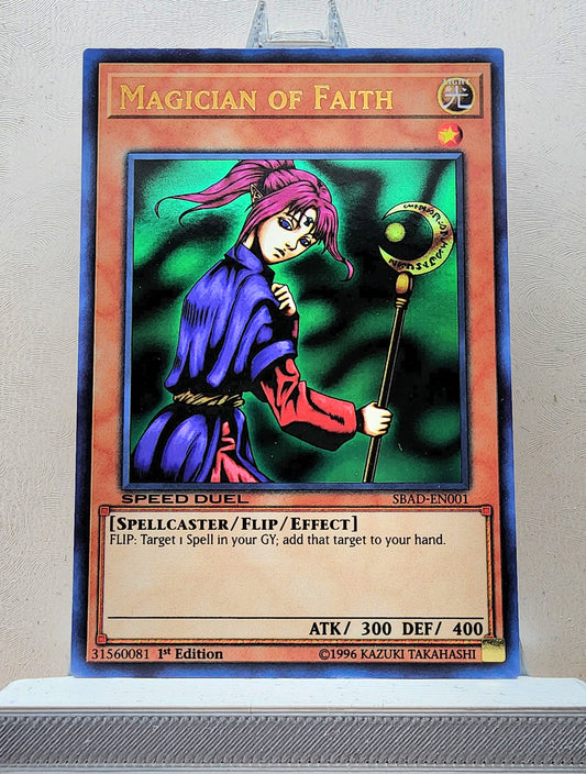 Yugioh! 1x Magician of Faith (SBAD - Ultra Rare) 1st Edition