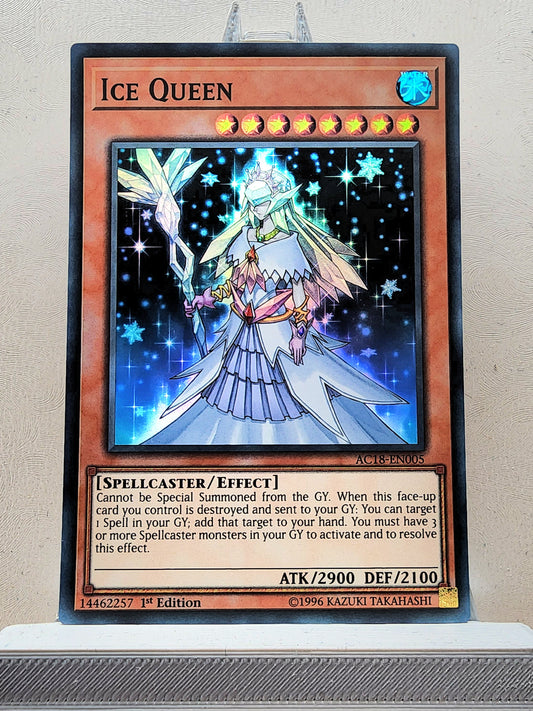 Yugioh! 1x Ice Queen (AC18 - Super Rare) 1st Edition