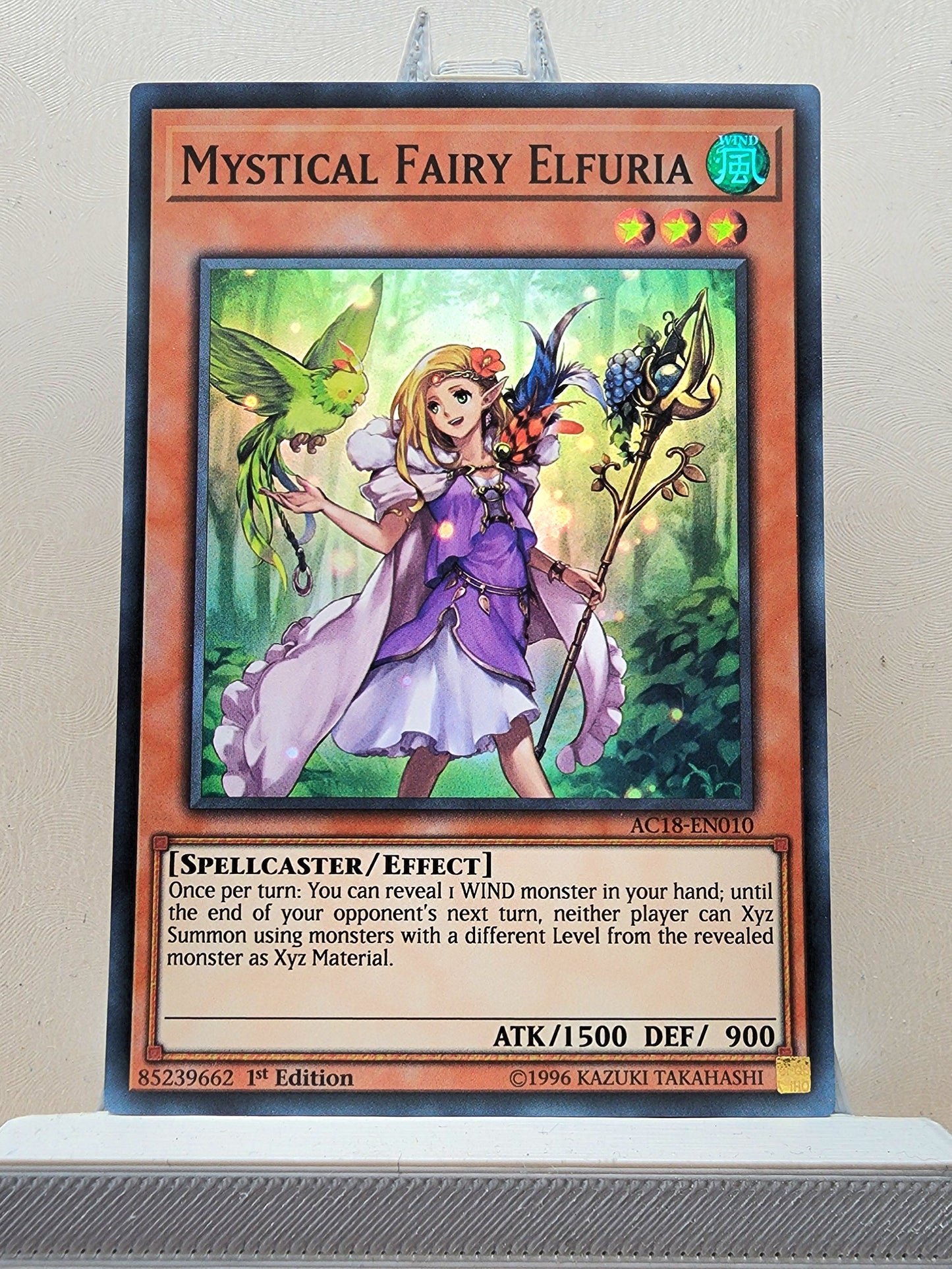 Yugioh! 1x Mystical Fairy Elfuria (AC18 - Super Rare) 1st Edition