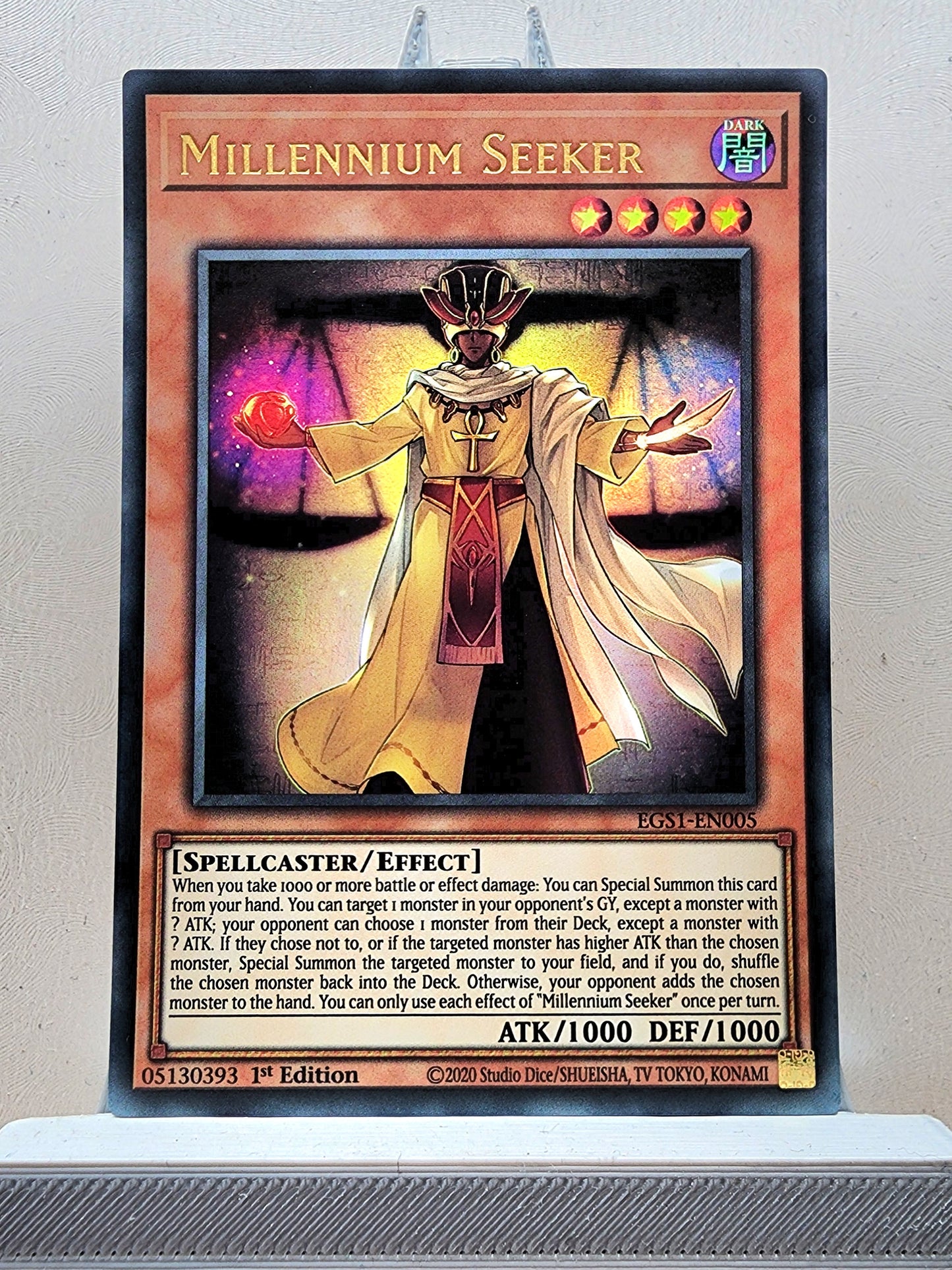 Yugioh! 1x Millennium Seeker (EGS1 - Ultra Rare) 1st Edition