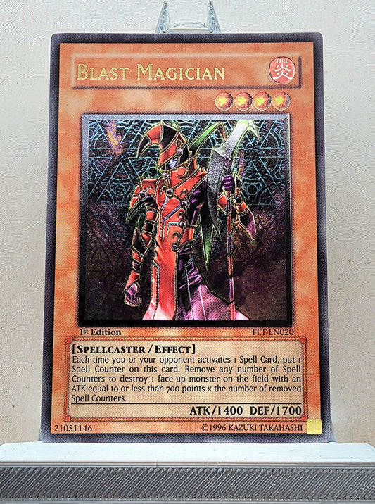 Yugioh! 1x Blast Magician (FET - Ultimate Rare) 1st Edition