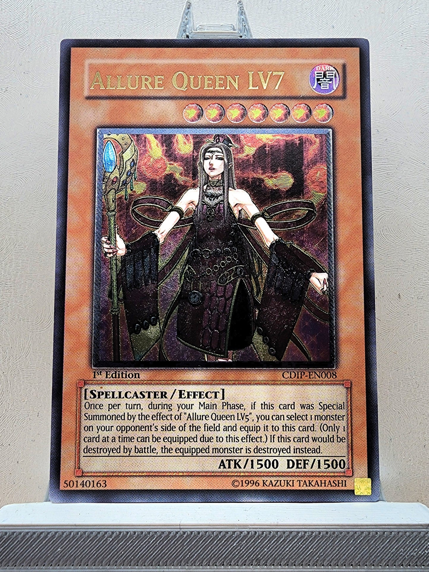 Yugioh! 1x Allure Queen LV7 (CDIP - Ultimate Rare) 1st Edition