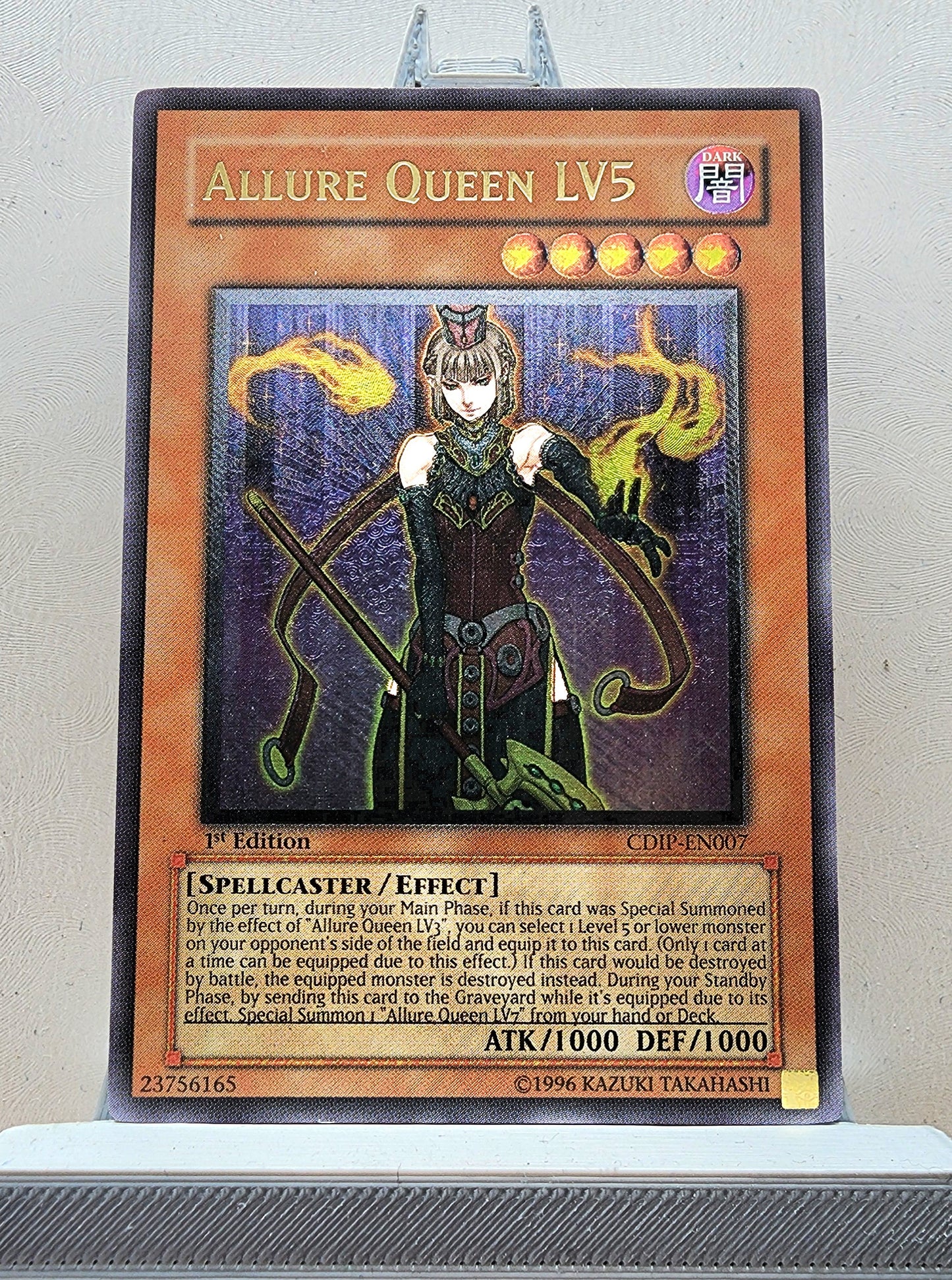 Yugioh! 1x Allure Queen LV5 (CDIP - Ultimate Rare) 1st Edition