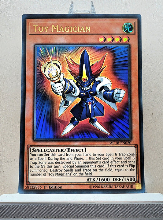 Yugioh! 1x Toy Magician (AC18 - Ultra Rare) 1st Edition