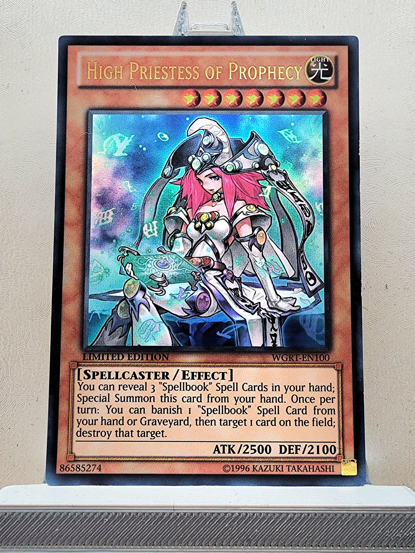 Yugioh! 1x High Priestess of Prophecy (WGRT - Ultra Rare) Limited Edition