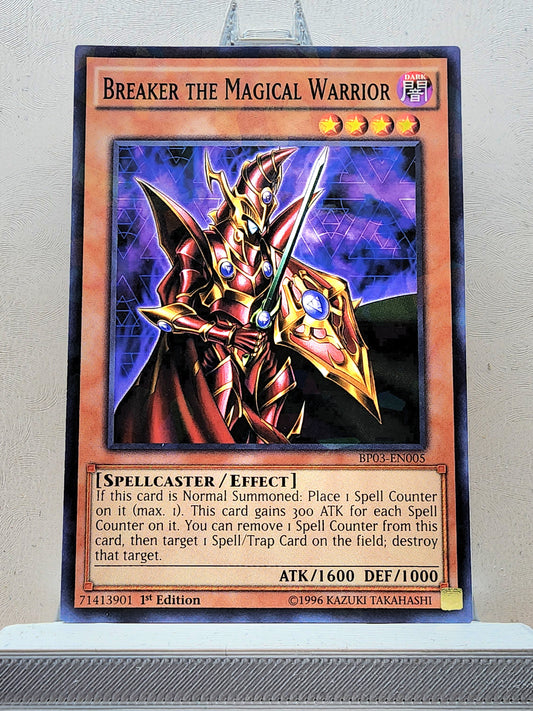 Yugioh! 1x Breaker the Magical Warrior (BP03 - Shatterfoil Rare) 1st Edition