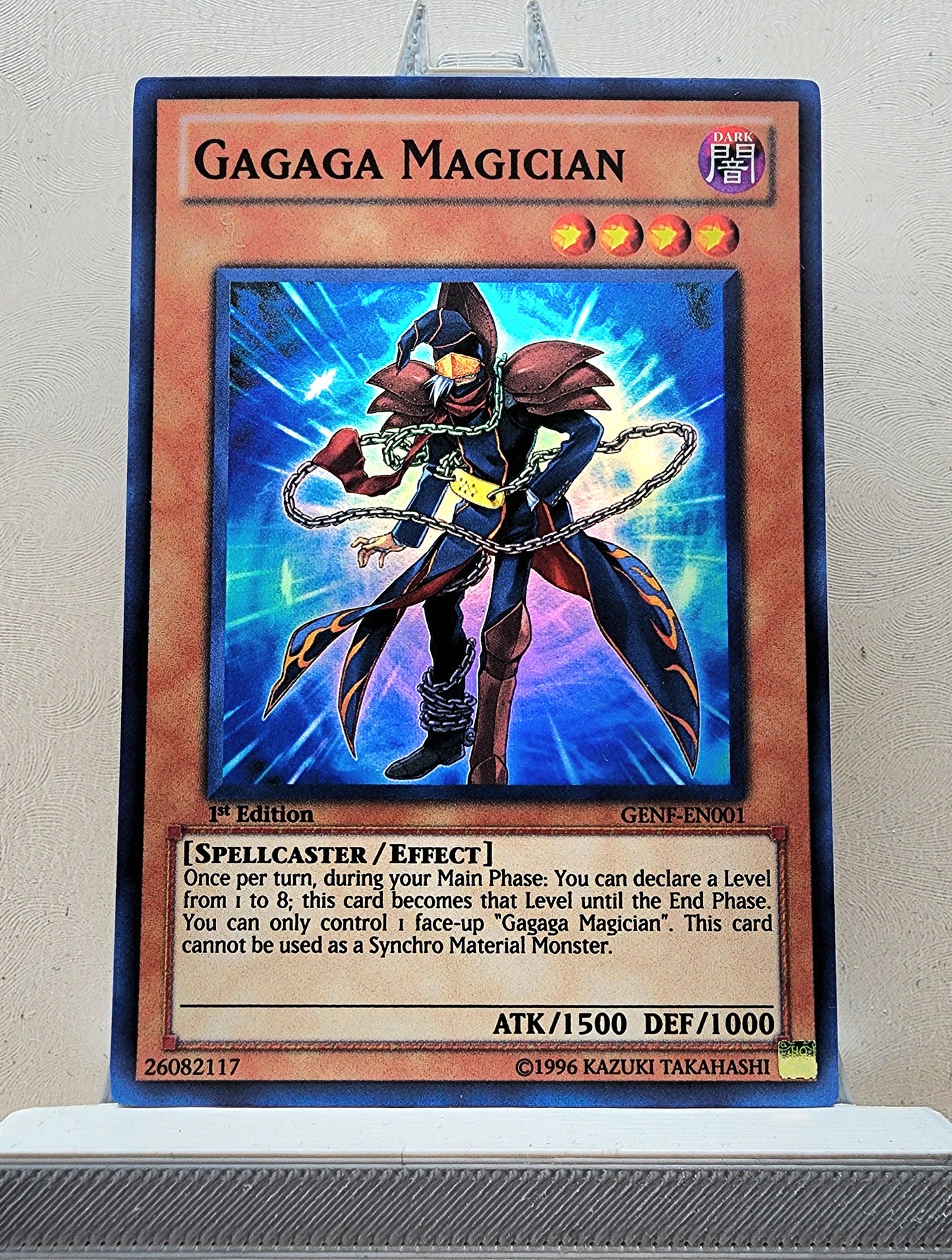 Yugioh! 1x Gagaga Magician (GENF - Super Rare) 1st Edition