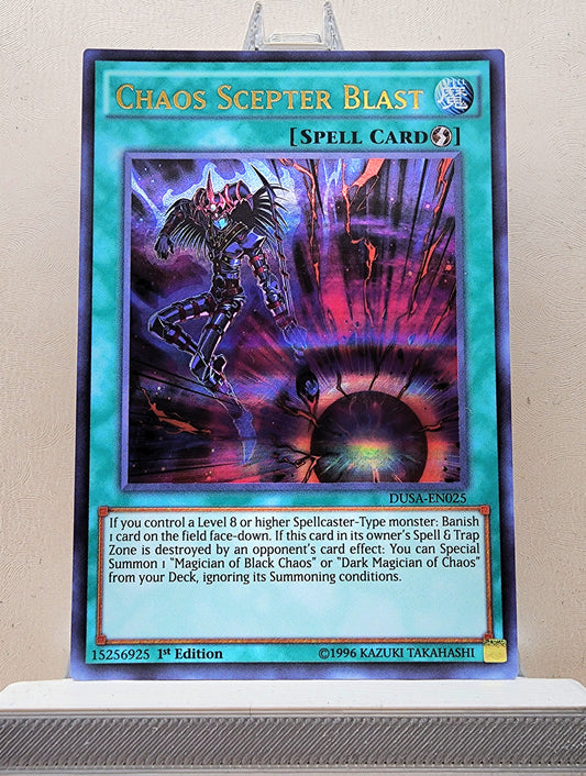 Yugioh! 1x Chaos Scepter Blast (DUSA - Ultra Rare) 1st Edition