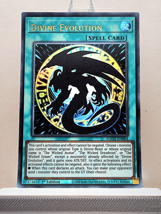 Yugioh! 1x Divine Evolution (EGO1 - Ultra Rare) 1st Edition