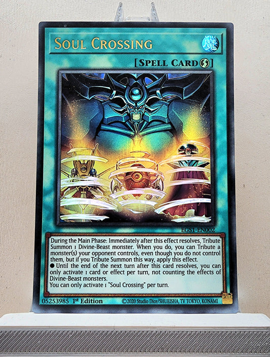 Yugioh! 1x Soul Crossing (EGS1/EGO1 - Ultra Rare) 1st Edition