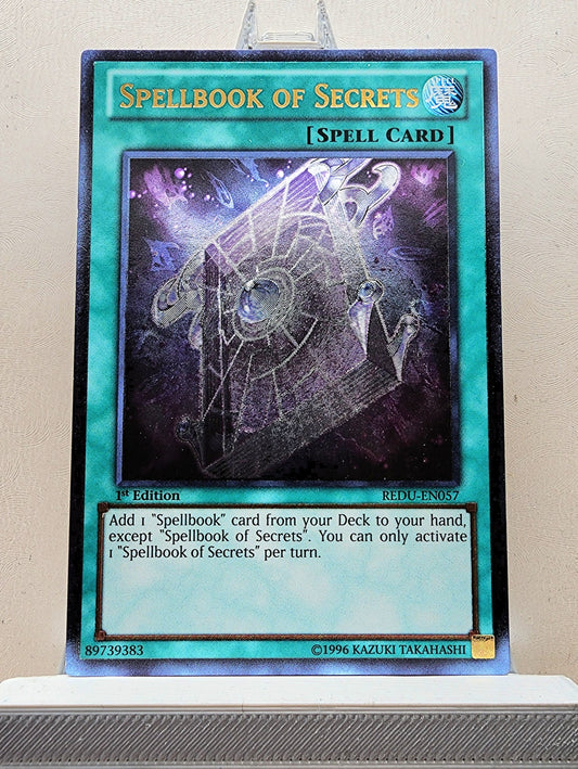 Yugioh! 1x Spellbook of Secrets (REDU - Ultimate Rare) 1st Edition