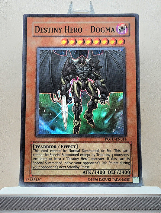 Yugioh! 1x Destiny HERO - Dogma (POTD - Super Rare) 1st/Unli Edition